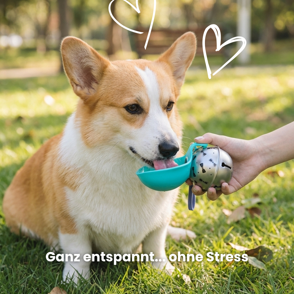HydroPaw – Tragbare Hundetrinkflasche mit Sofort-Napf